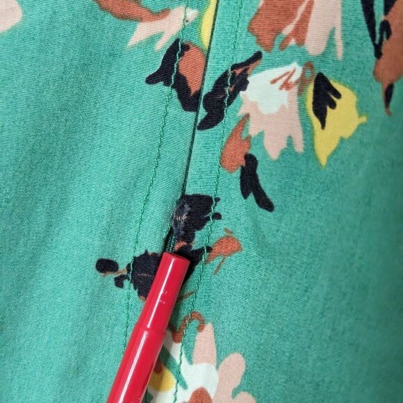 Plenty‎ by Tracy Reese Decade by Decade Floral Midi Skirt Green 0 - Picture 8 of 8